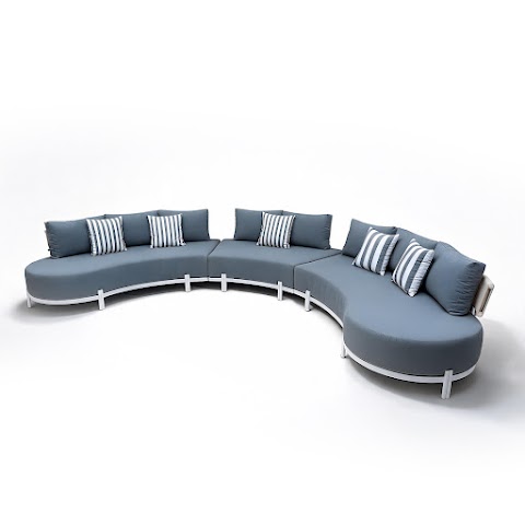 Aluminum Sofa 3 modulars