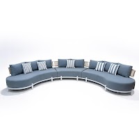 Aluminum Sofa 3 modulars thumbnail 5