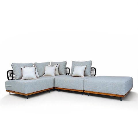 L shape Separated Modulars 300*200 Including 1x Corner 95*95 2x Midlle 1x Pouf