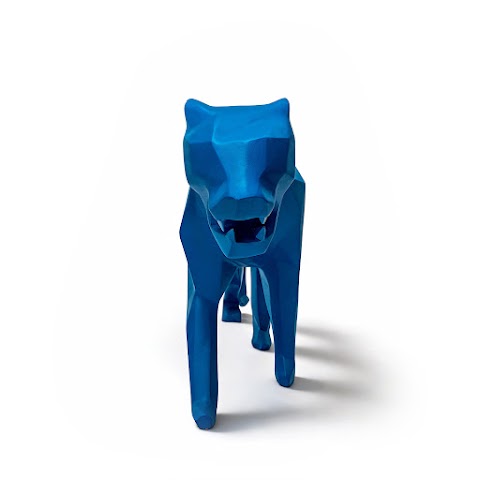 Fiberglass sculpture finished in deep Classic Paint high-gloss enamel. cm)