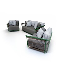 Set of sofa 2 seaters and 2 chairs thumbnail 2
