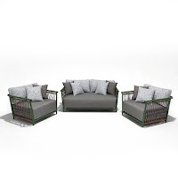 Set of sofa 2 seaters and 2 chairs thumbnail 7