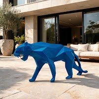 Fiberglass sculpture finished in deep Classic Paint high-gloss enamel. cm) thumbnail 6