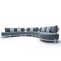 Aluminum Sofa 3 modulars thumbnail 4